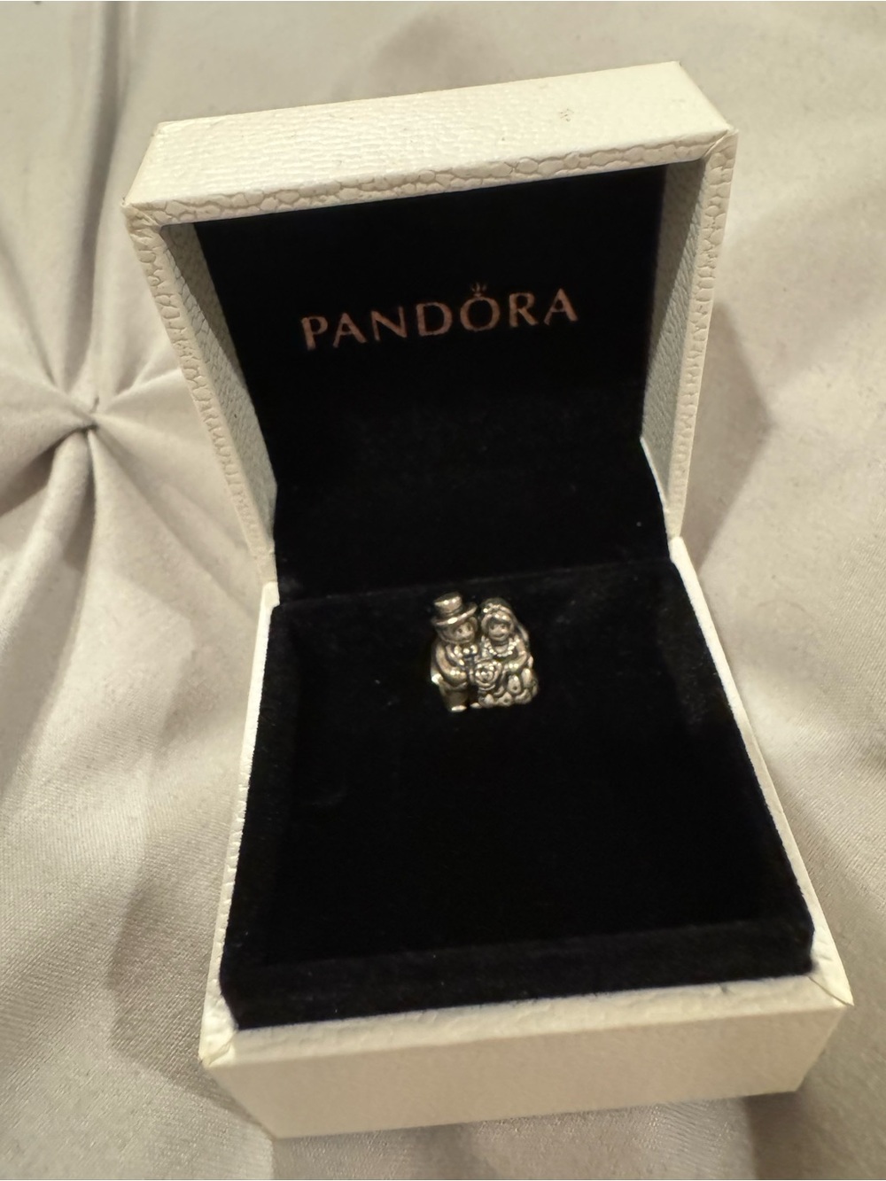 Pandora Silver Wedding Couple Charm - Silver